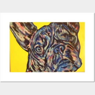 Tilly -Brindle Boston Terrier Posters and Art